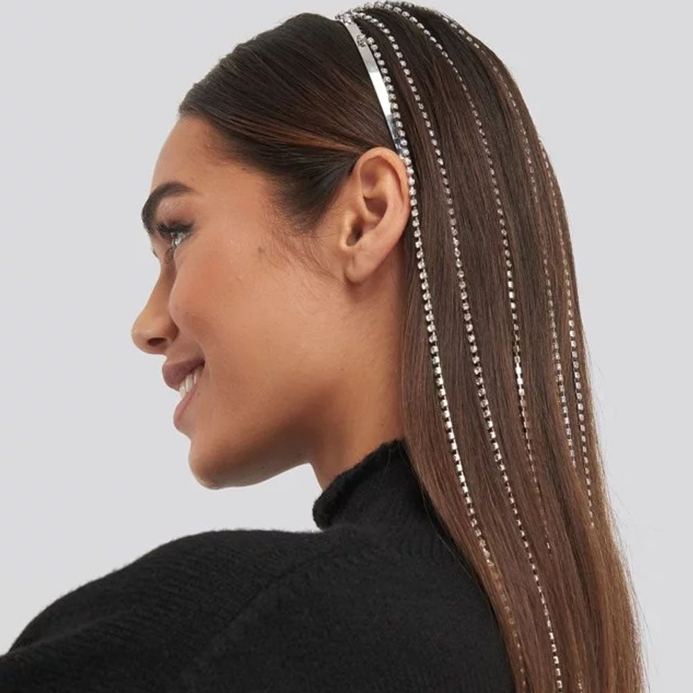 Fashion Haarreif mit Strass Kristall Haarband Modischer Haarreif