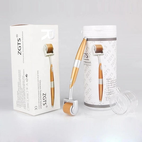 Titanium Derma Roller Gesichtsroller Bartwachstum Roller & Kopfhautroller