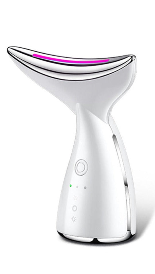 LED Gesichts & Hals Straffung Massage Gerät Lifting Lichttherapie