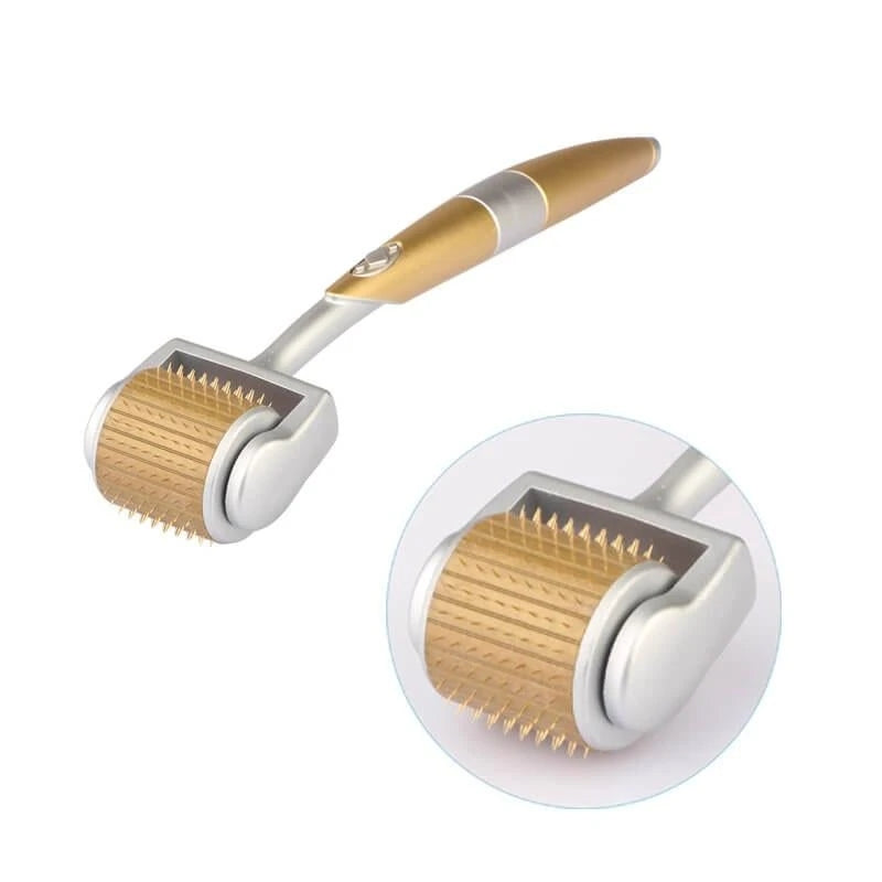 Titanium Derma Roller Gesichtsroller Bartwachstum Roller & Kopfhautroller