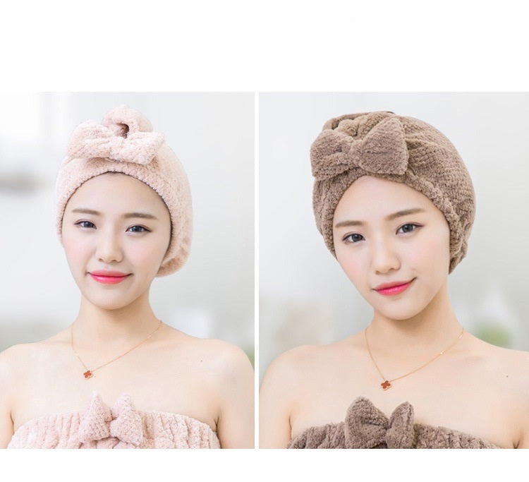 Schnelltrocknendes Mikrofaser Haartuch Mikrofaser Haarturban Turban-Handtuch