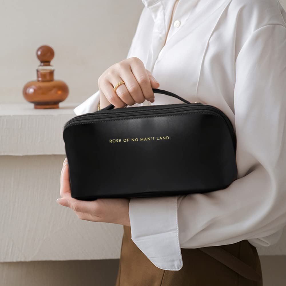 Kosmetiktasche Kosmetik Make-Up Tasche Necessaire Vielseitige Reisetasche Doppelfach Tasche