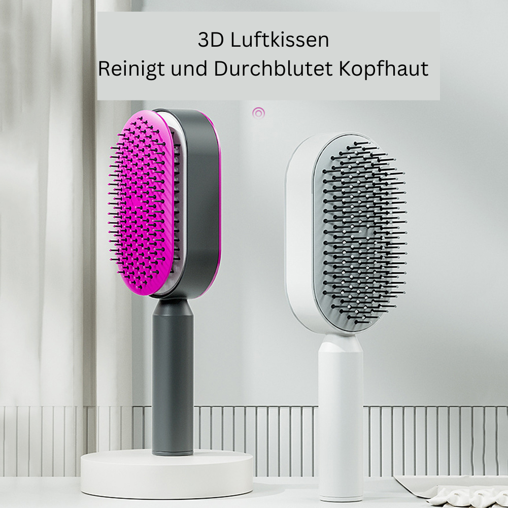 Selbstreinigende Haarbürste Self Cleaning Hair Brush Hochmoderne Haarbürste