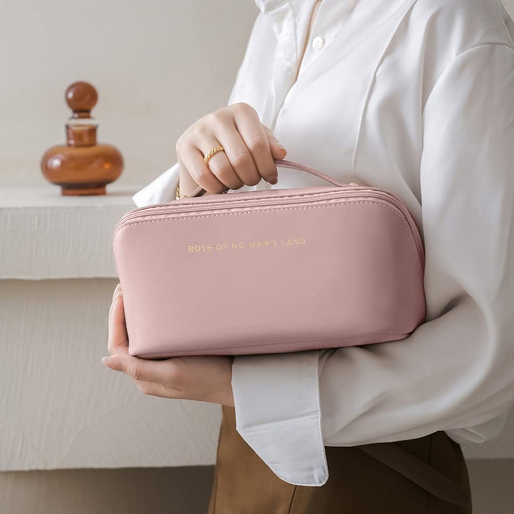 Kosmetiktasche Kosmetik Make-Up Tasche Necessaire Vielseitige Reisetasche Doppelfach Tasche