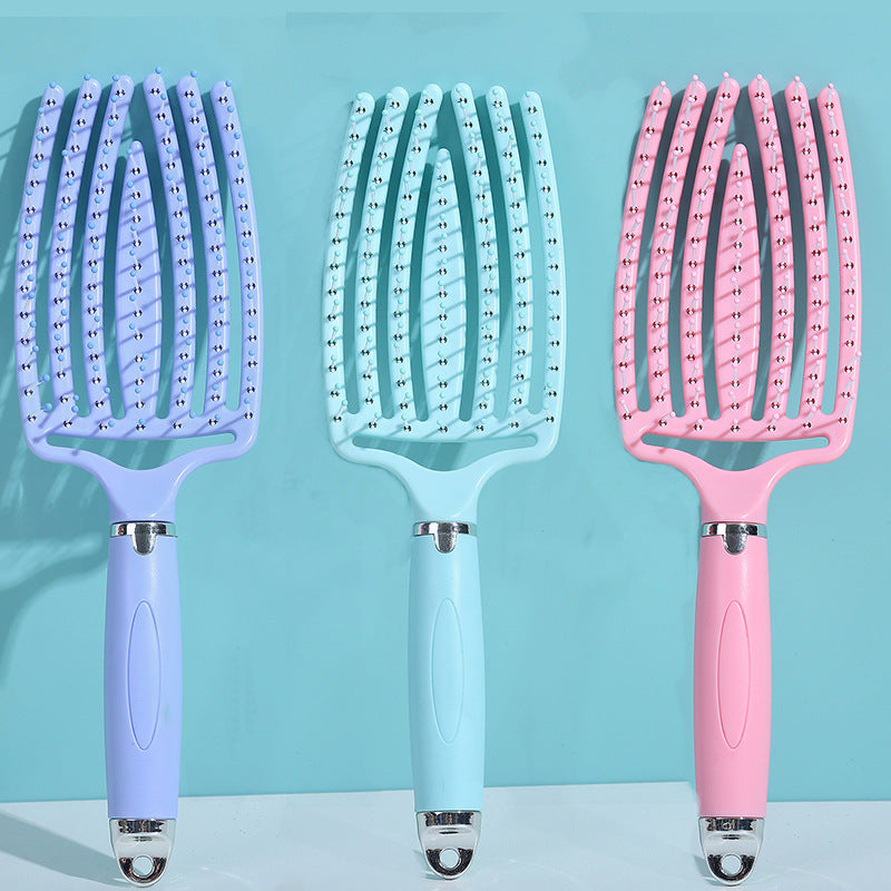 Massage Haarbürste Gesundes Haar in 3 Farben Haarknotenlösende Haarbürste Kopfhautmassage Haarbürste