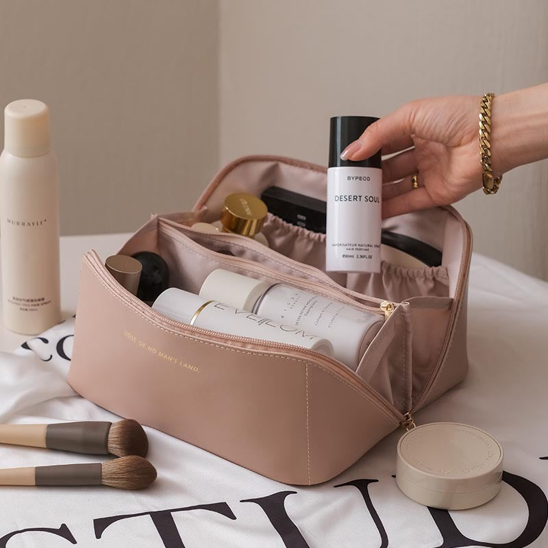 Kosmetiktasche Kosmetik Make-Up Tasche Necessaire Vielseitige Reisetasche Doppelfach Tasche