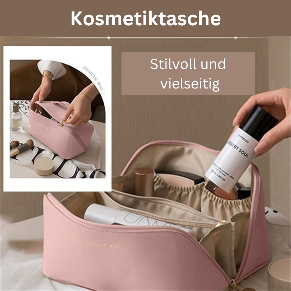 Kosmetiktasche Kosmetik Make-Up Tasche Necessaire Vielseitige Reisetasche Doppelfach Tasche