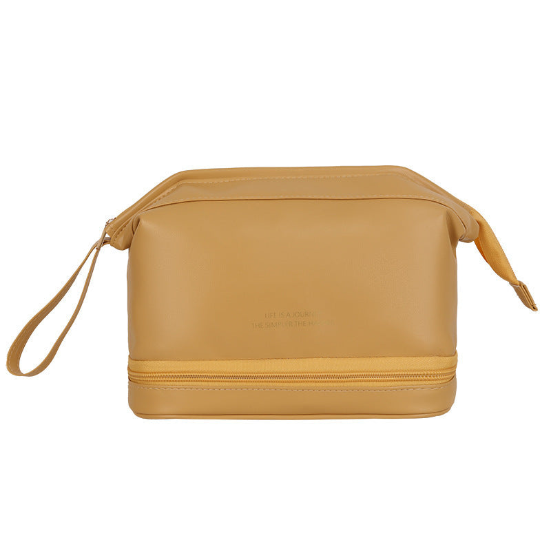 Kosmetiktasche Kosmetik Make-Up Tasche Necessaire Vielseitige Reisetasche Doppelfach Tasche