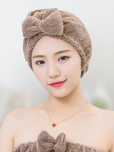 Schnelltrocknendes Mikrofaser Haartuch Mikrofaser Haarturban Turban-Handtuch